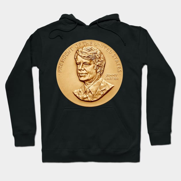 Jimmy Carter Presidential Medal Hoodie by EphemeraKiosk